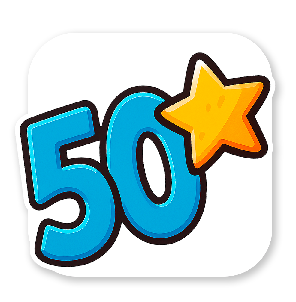 50 estrelas